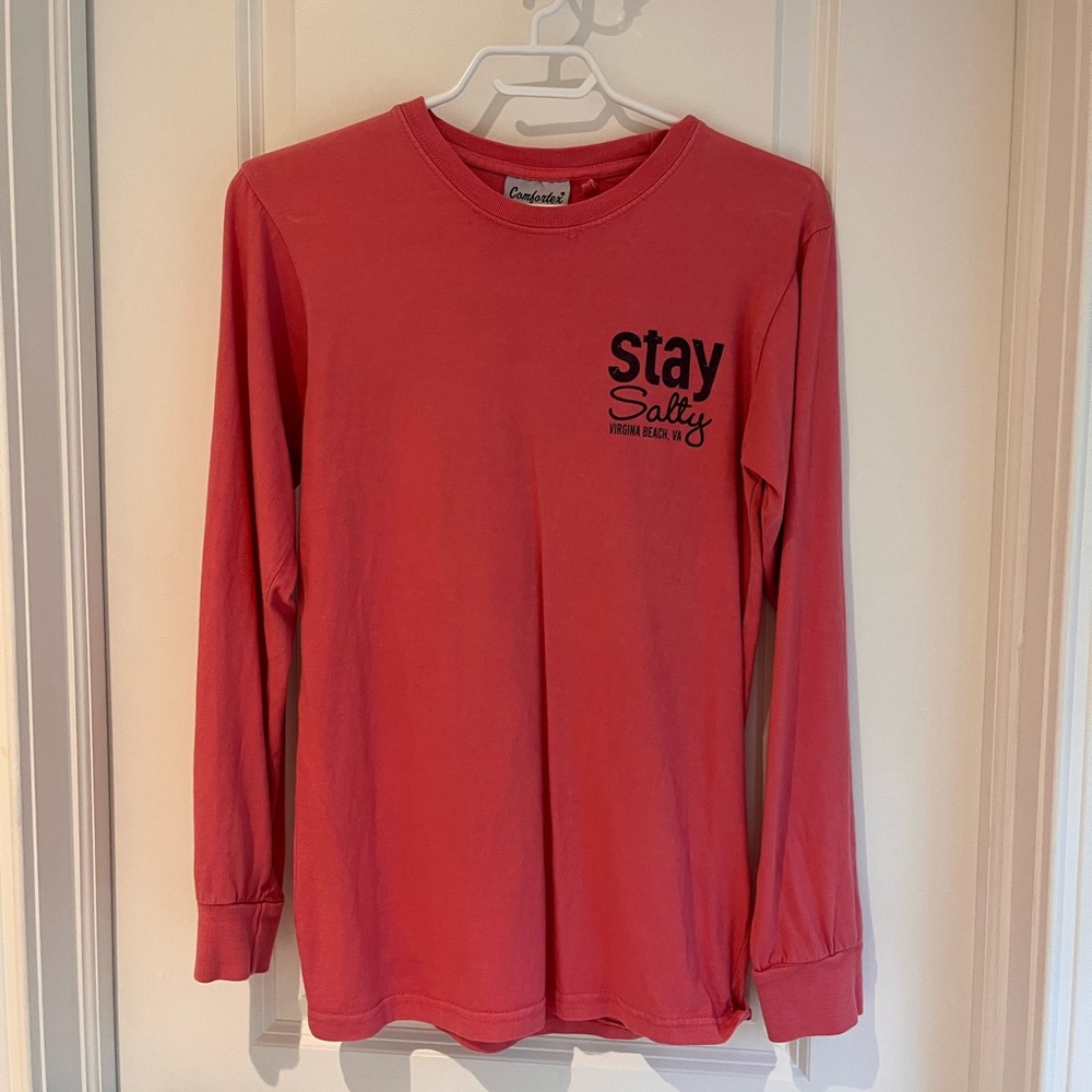 Virginia Beach Pink Long Sleeve